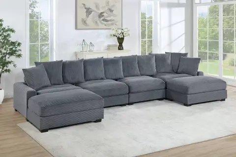 6-Pcs Modular Set, Dark Gray