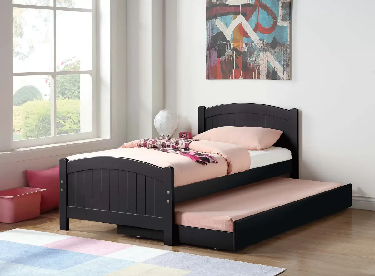 Cama individual, Negro
