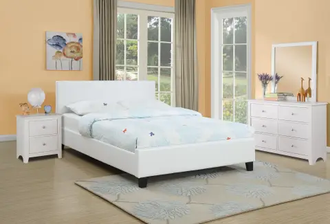 Cama queen, Blanco