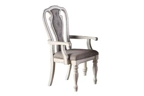 Dining Arm Chair, White