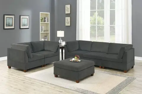 6-Pcs Modular Set, Gray