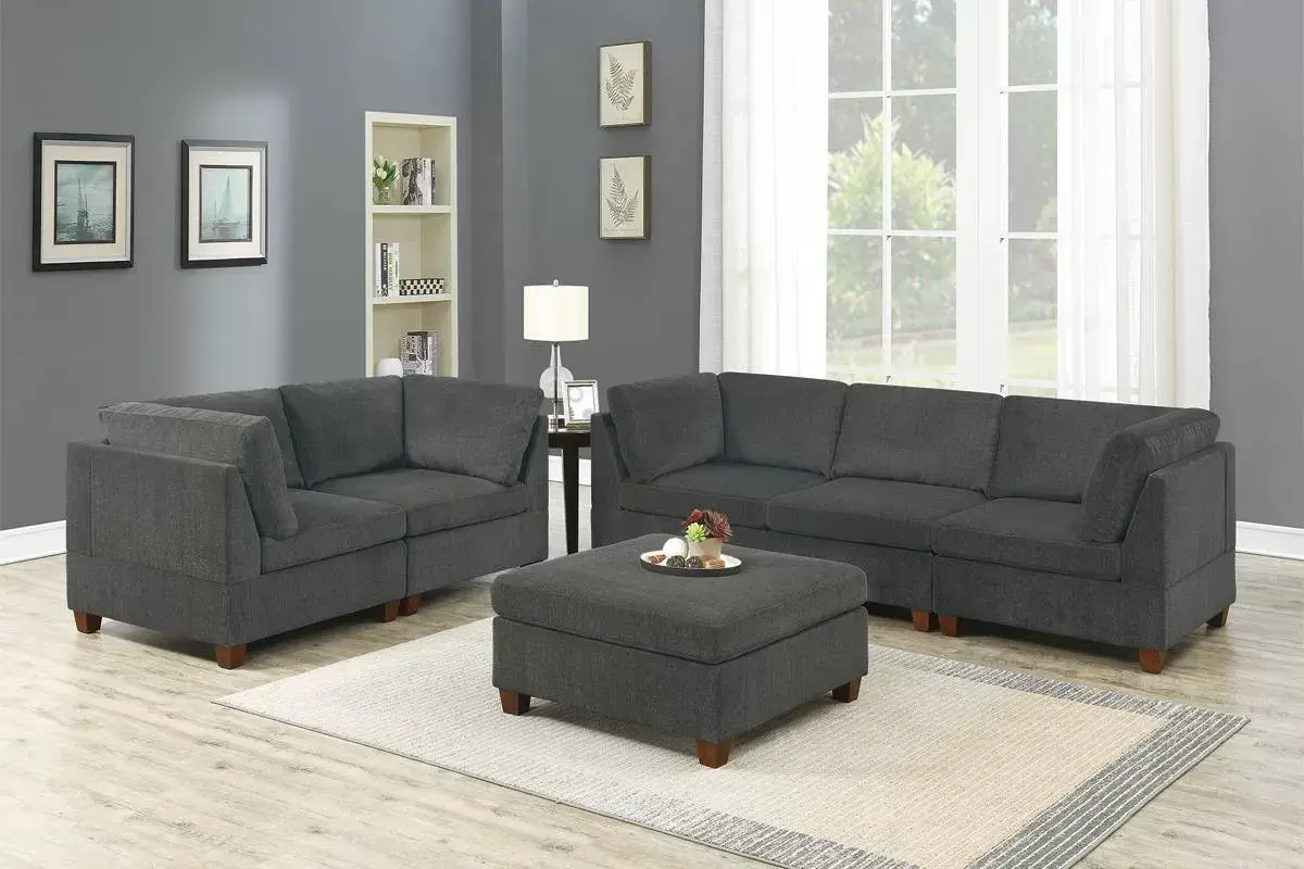 6-Pcs Modular Set, Gray