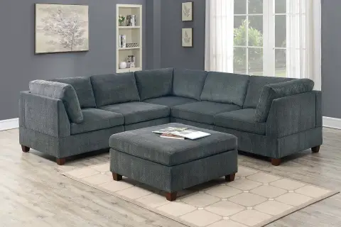 6-Pcs Modular Set, Gray