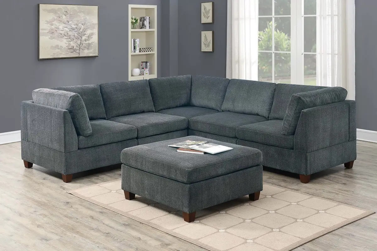 6-Pcs Modular Set, Gray