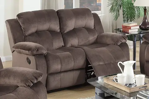 Motion Loveseat, Chocolate