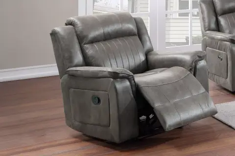 Glider Recliner, Slate Blue