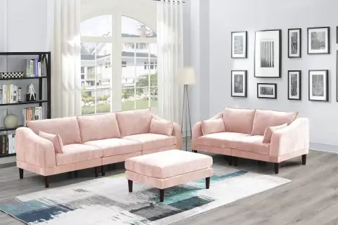 6-Pcs Modular Set, Blush