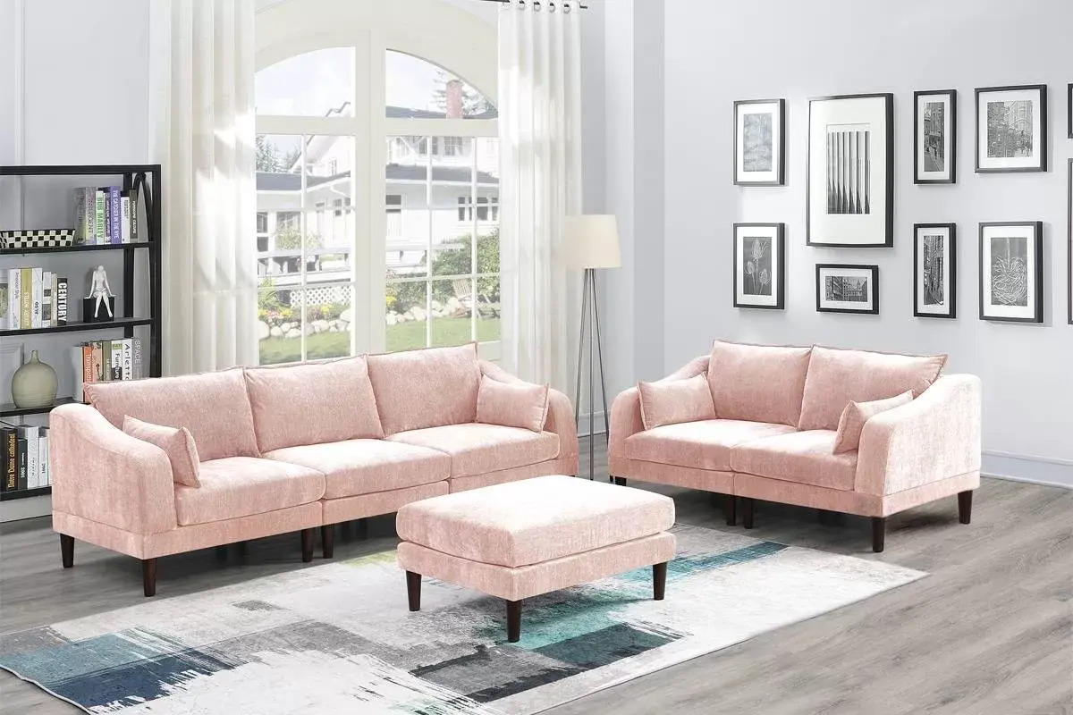 6-Pcs Modular Set, Blush