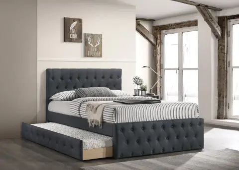 Full Bed, Charcoal