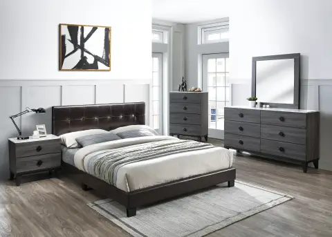 Full Bed, Brown