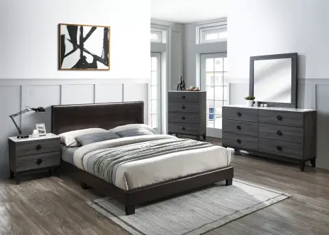 Full Bed, Brown