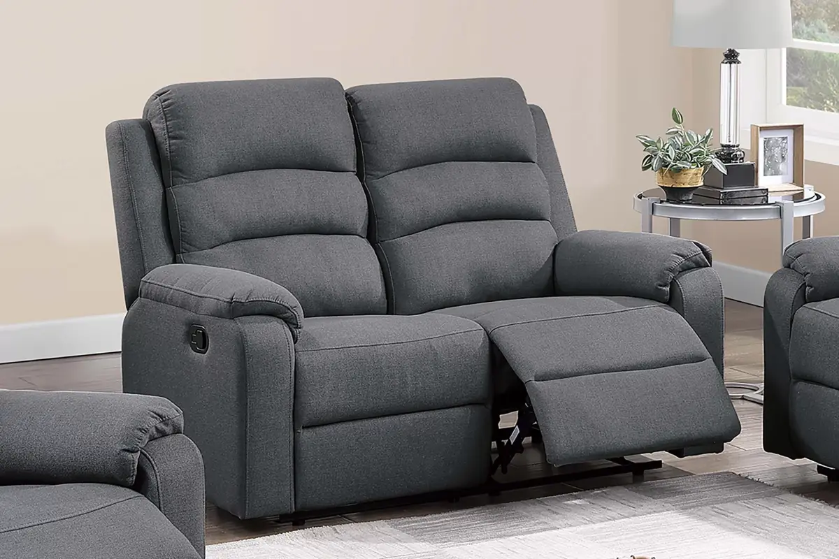 Motion Loveseat, Dark Gray