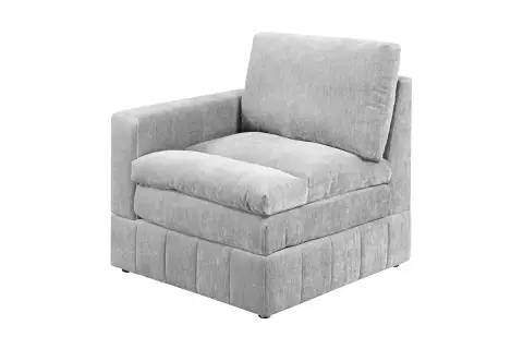 LAF/RAF One-Arm Chair, Granite