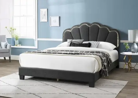 Full Bed, Charcoal