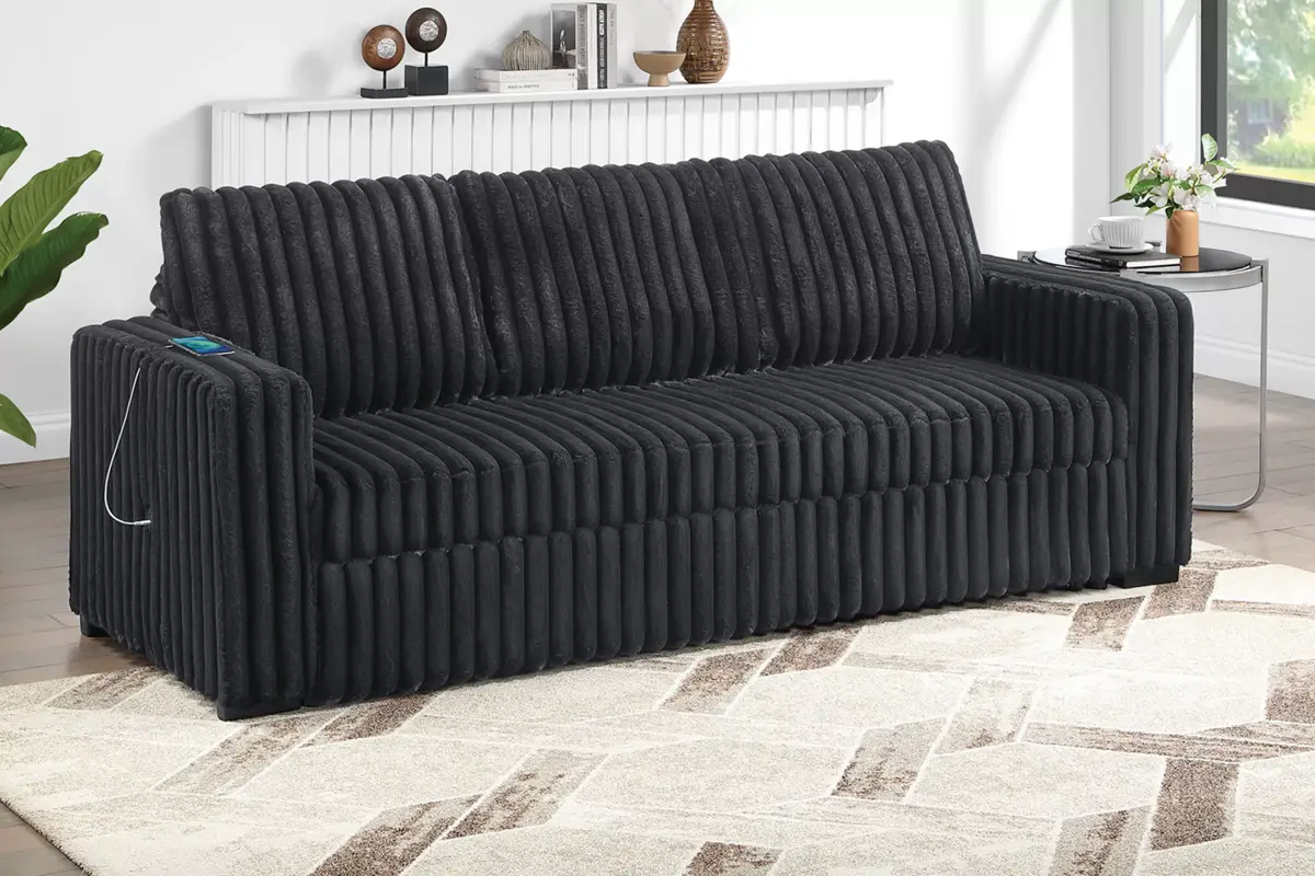 Convertible Sofa, Onyx