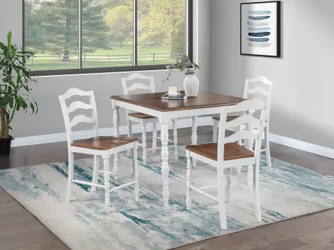 5-Pcs Counter Height Dining Set
