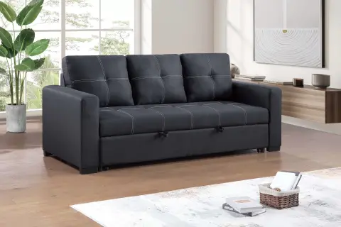 Convertible Sofa, Black