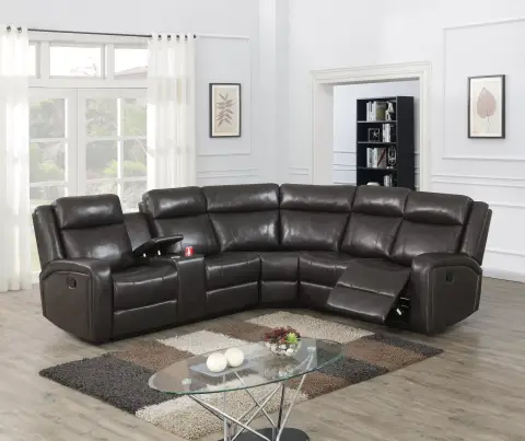 Manual Reclining Sectional
