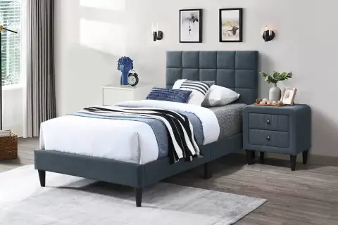 Full Bed, Charcoal