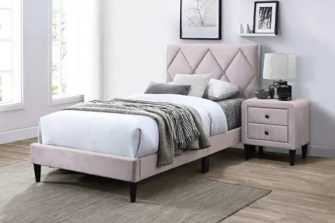 Full Bed, Light Pink