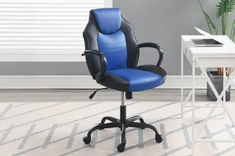 Office Chair, Blue