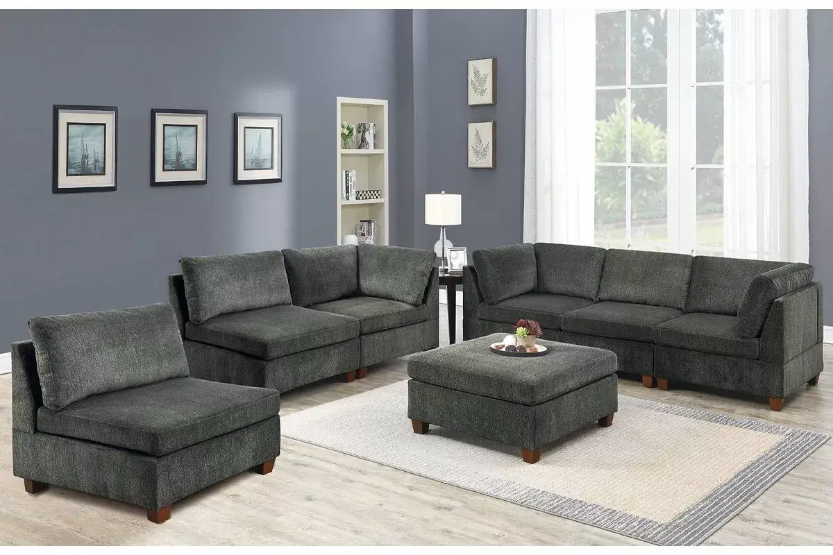 7-Pcs Modular Set, Gray