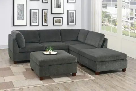 6-Pcs Modular Set, Gray
