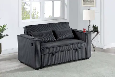 Convertible Sofa, Black