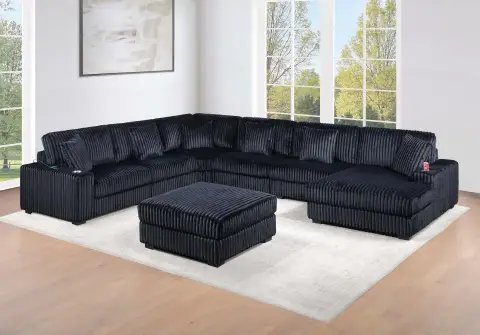 7-Piece Modular Set, Black