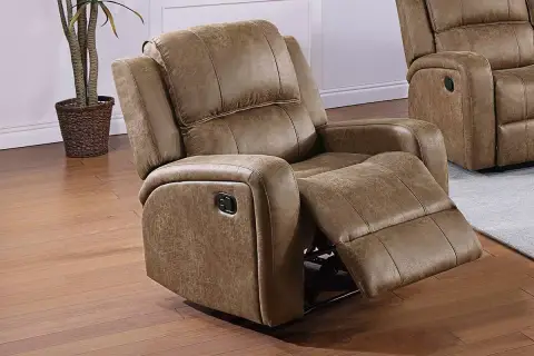 Manual Recliner Single, Chestnut