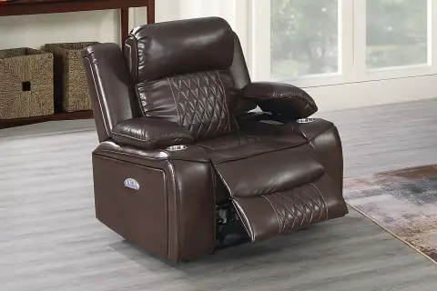 Power Recliner Single, Brown