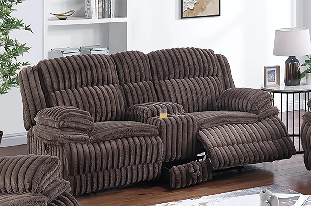 Motion Loveseat, Chocolate