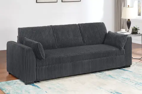 Convertible Sofa, Gray