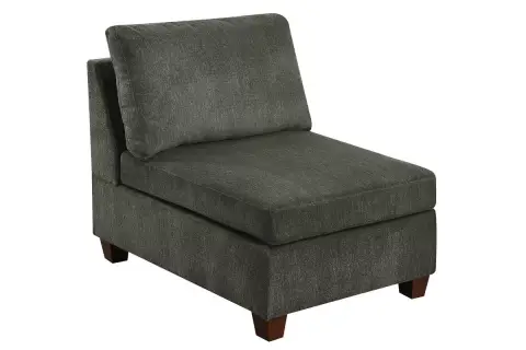 Armless Chair, Gray