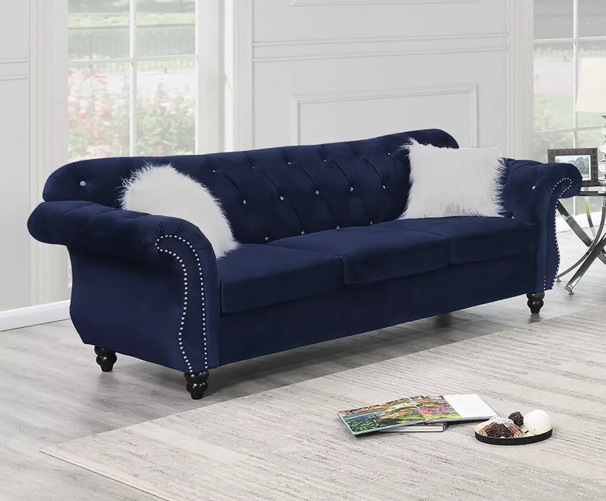 Sofa, Indigo