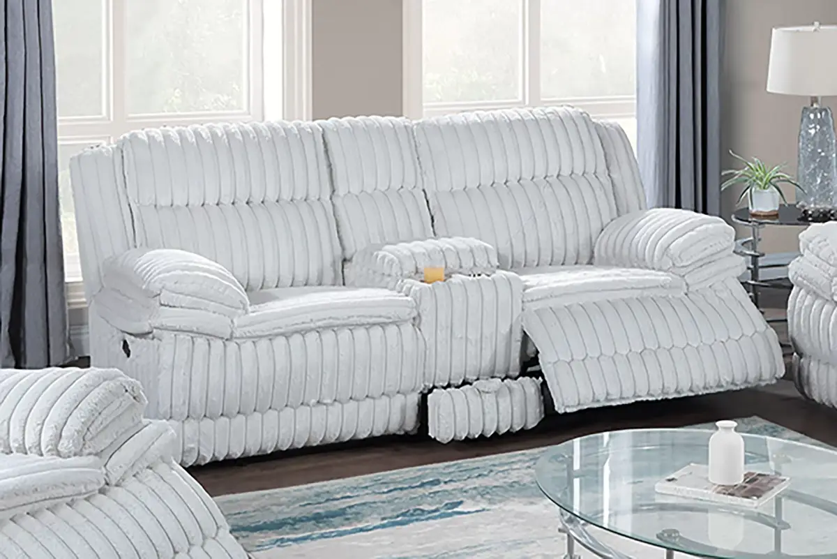 Motion Loveseat, Light Gray