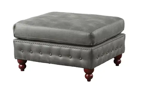 Cocktail Ottoman, Gray