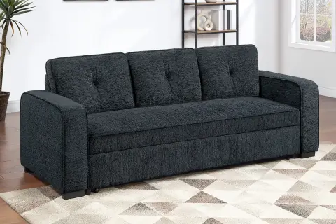 Convertible Sofa, Black