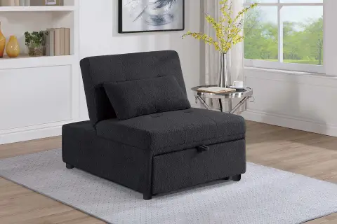 Convertible Sofa, Black