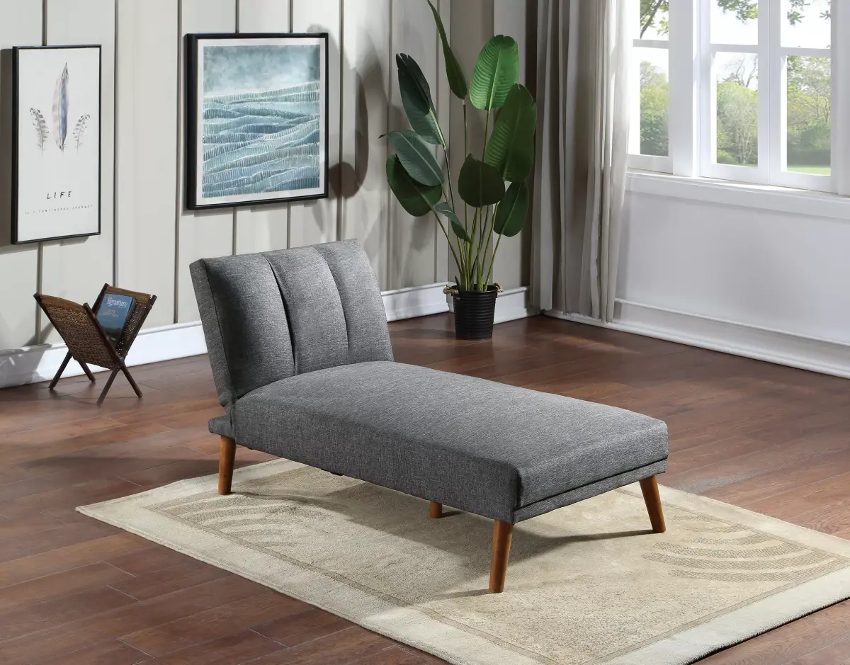 Adjustable Chaise, Blue Gray
