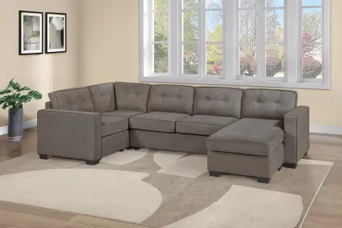 3-Piece Sectional Set, Mocha