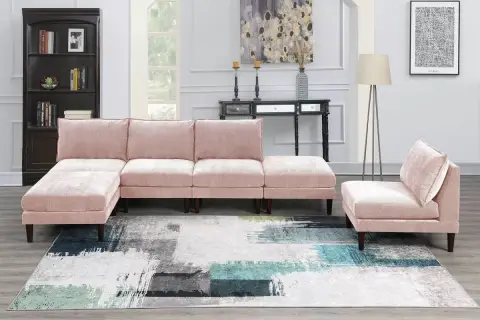 6-Pcs Modular Set, Blush