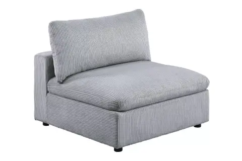 Armless Chair, Gray