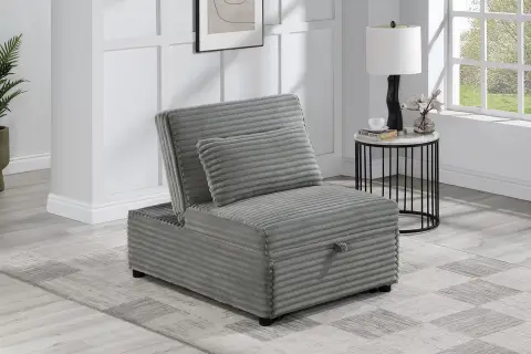 Convertible Sofa, Smoke