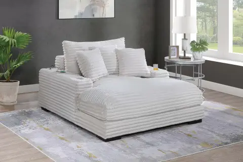 Chaise Lounge, Taupe