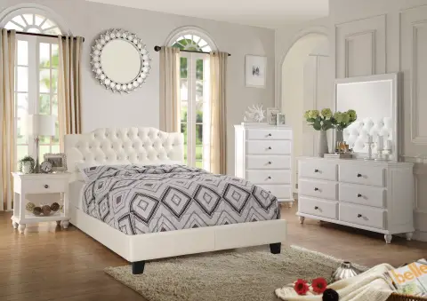 Full Bed, Beige