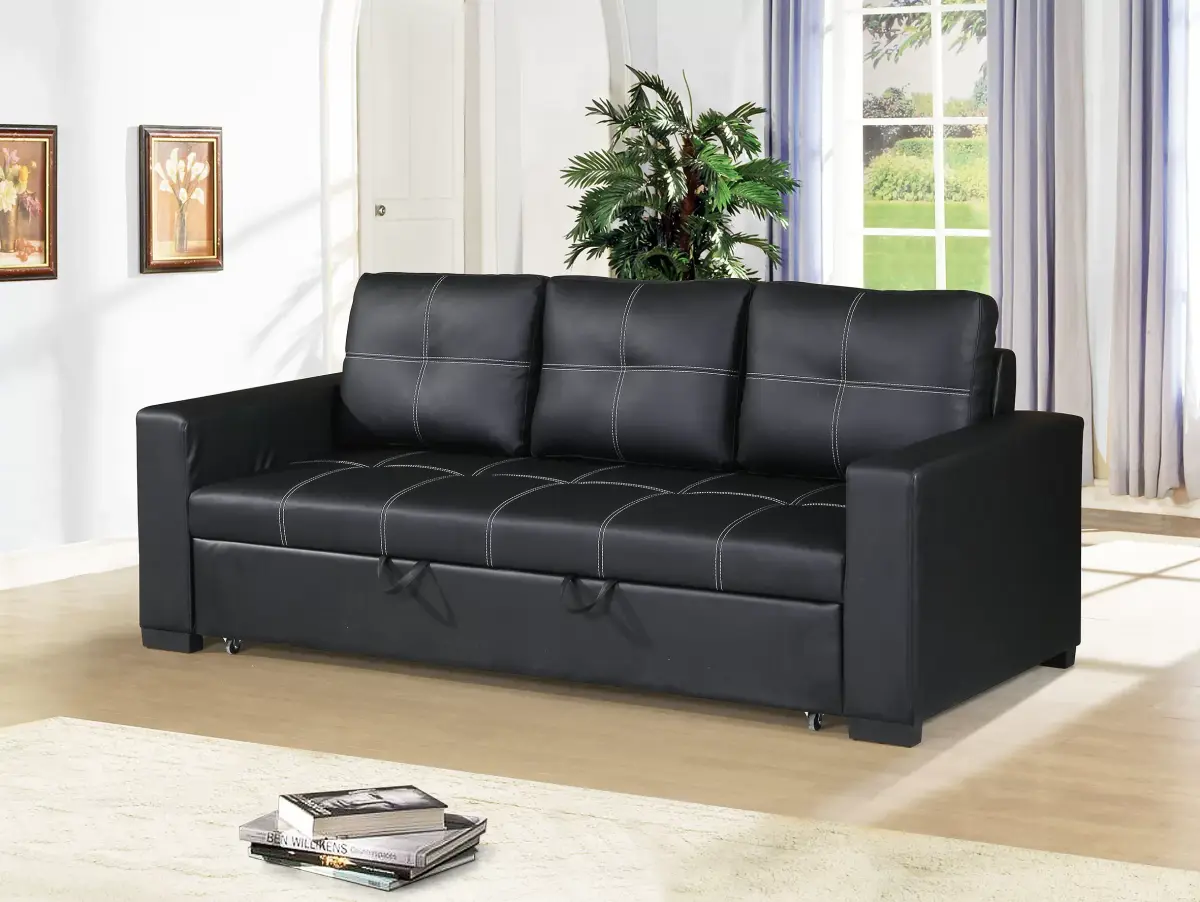 Convertible Sofa, Black