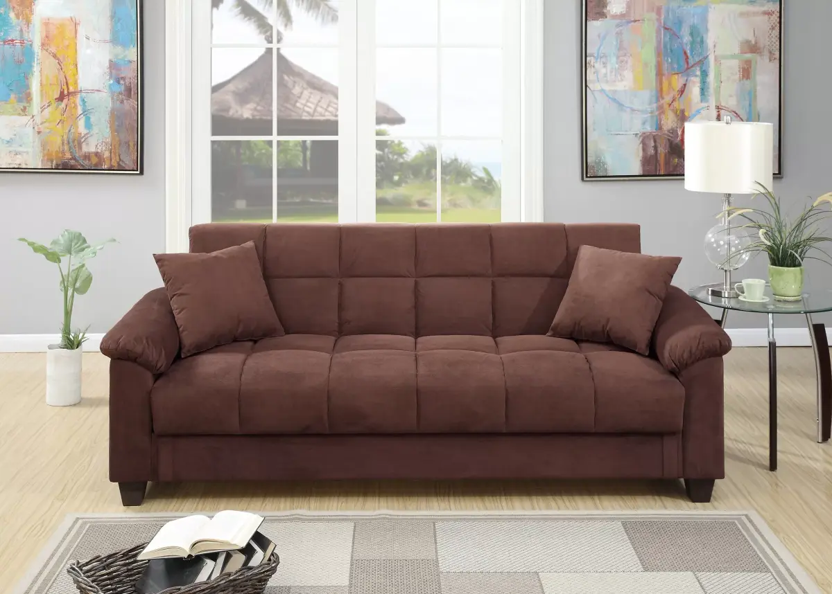 Adjustable Sofa, Chocolate