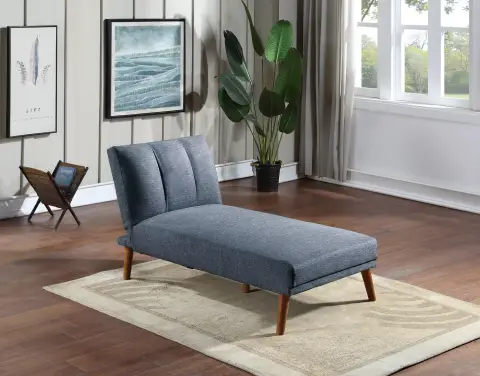 Adjustable Chaise, Navy Blue