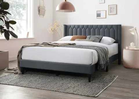 Full Bed, Charcoal